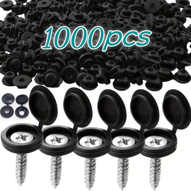 Furniture Hardware Decorative - 1000pcs Hinged Plastic Screw Cap Cover