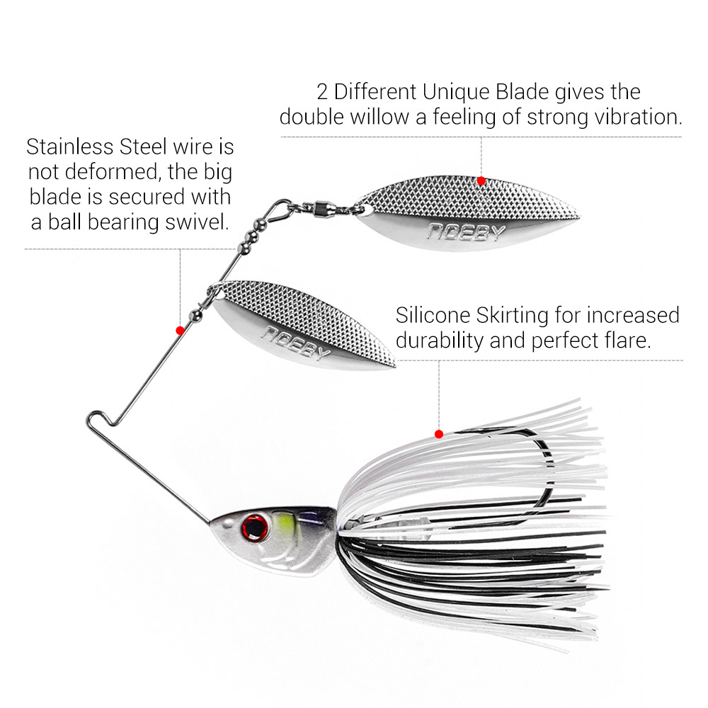 Noeby Spinnerbait 10.5g 14g 21 - Furniture Hardware Jig 评论和价格