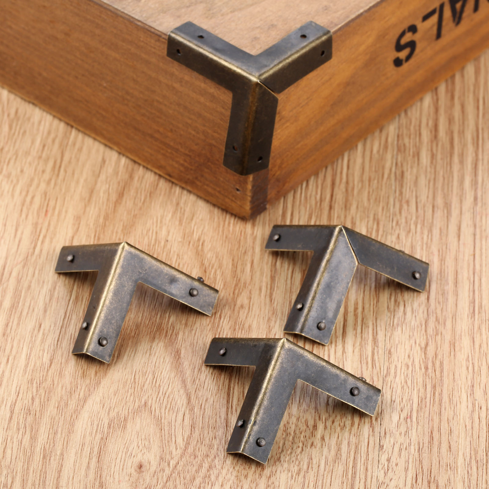 DRELD 4Pcs Antique Bronze Corn - Furniture Hardware Decorative 评论和价格