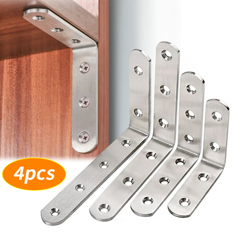 4pcs Right Angle Brackets, L-S - Used Furniture Hardware 评论和价格