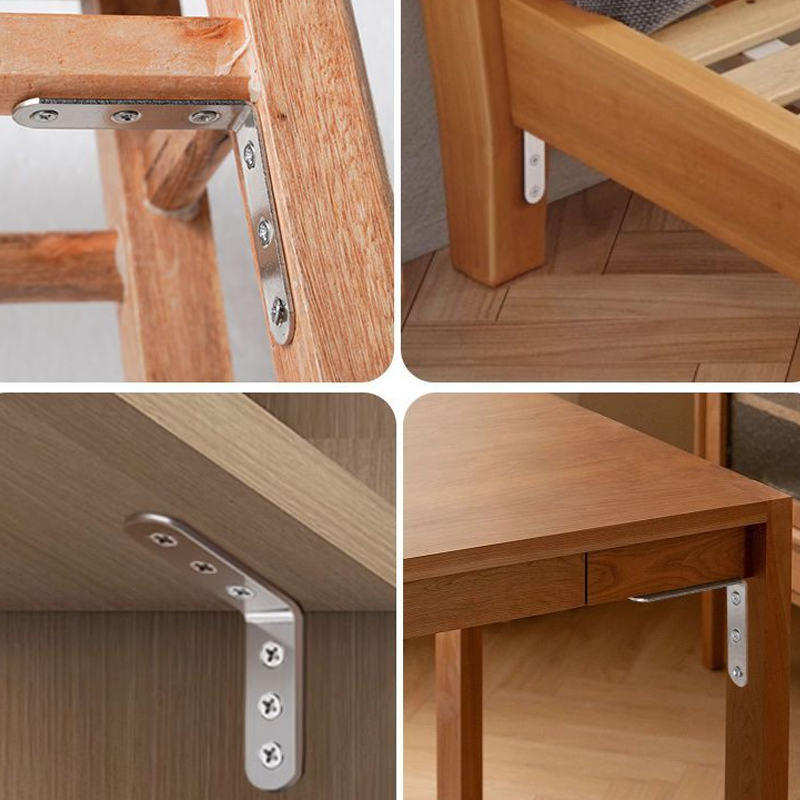 4pcs Right Angle Brackets, L-S - Used Furniture Hardware 评论和价格