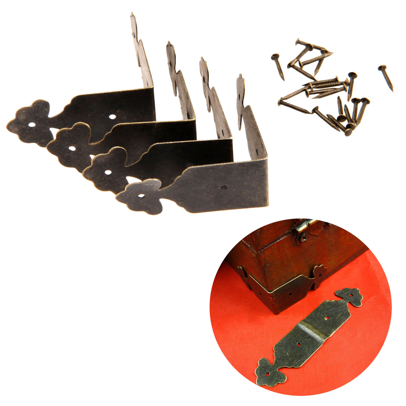 4pcs Decorative Corner Protect - Furniture Hardware Decorative 评论和价格