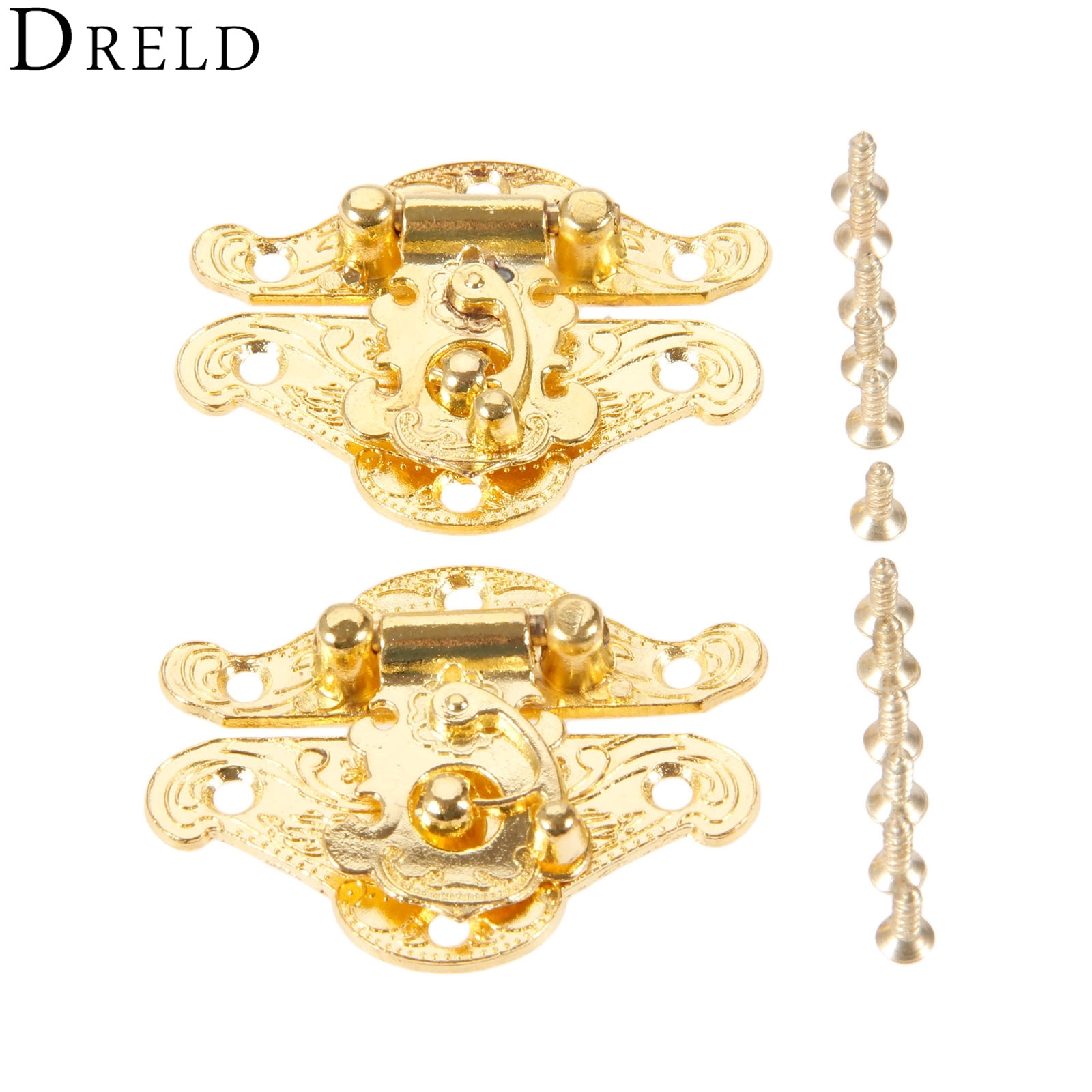 DRELD 2Pcs Antique Gold Box La - Furniture Hardware Suppliers 评论和价格
