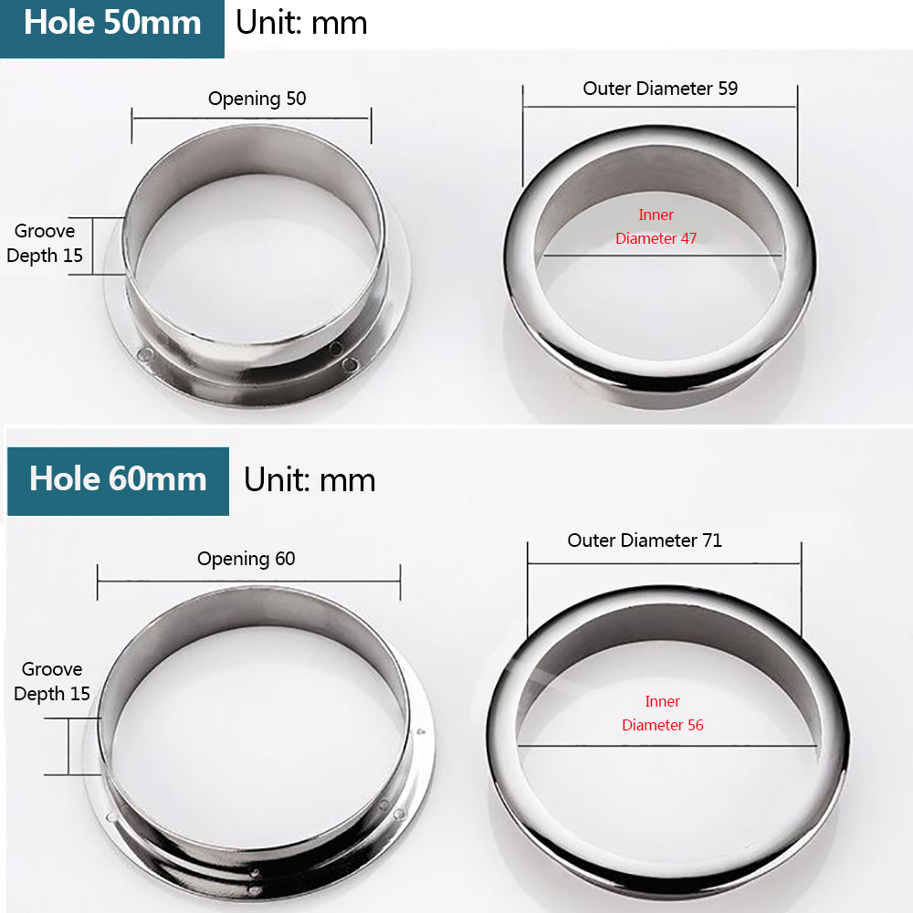 Wire Hole Cover Computer Table - Furniture Hardware Decorative 评论和价格