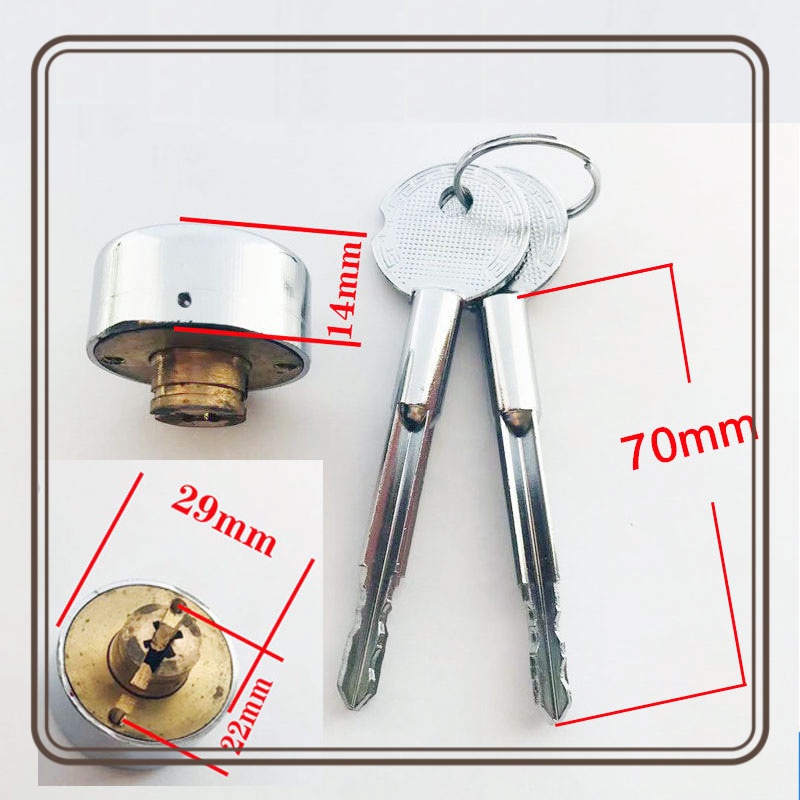 Safe Lock Core Cross Key Emerg - Furniture Hardware Suppliers 评论和价格