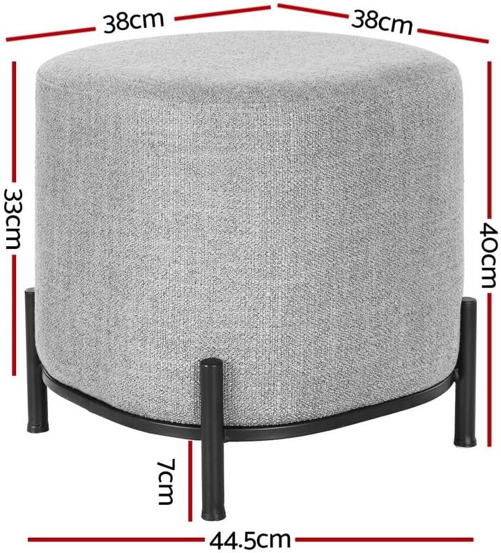 **/Ottoman, Round Footstool Lo - Furniture Foot Pad 评论和价格