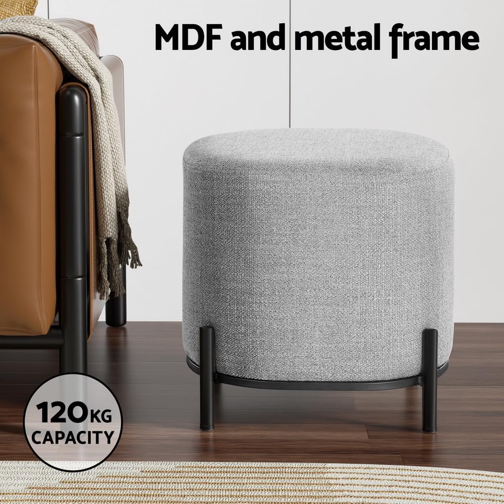 **/Ottoman, Round Footstool Lo - Furniture Foot Pad 评论和价格