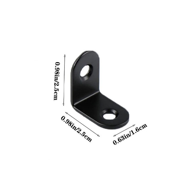 12pcs black metal right angle  - Used Furniture Hardware 评论和价格