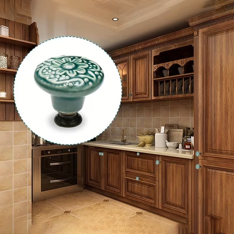 12pcs Ceramic Cabinet Knobs, F - Furniture Hardware Suppliers 评论和价格