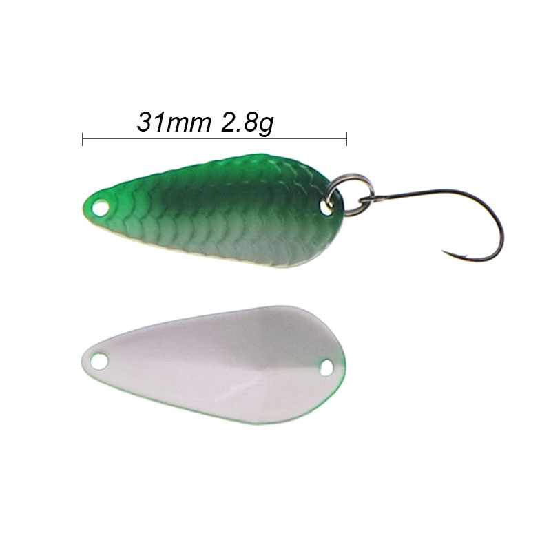 Fishing Trout Spoon Single Hoo - Furniture Hardware Jig 评论和价格