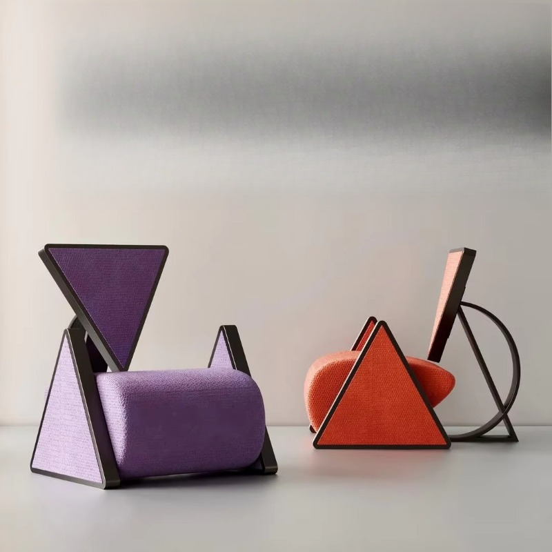 Modern metal triangular lounge - Used Furniture Hardware 评论和价格