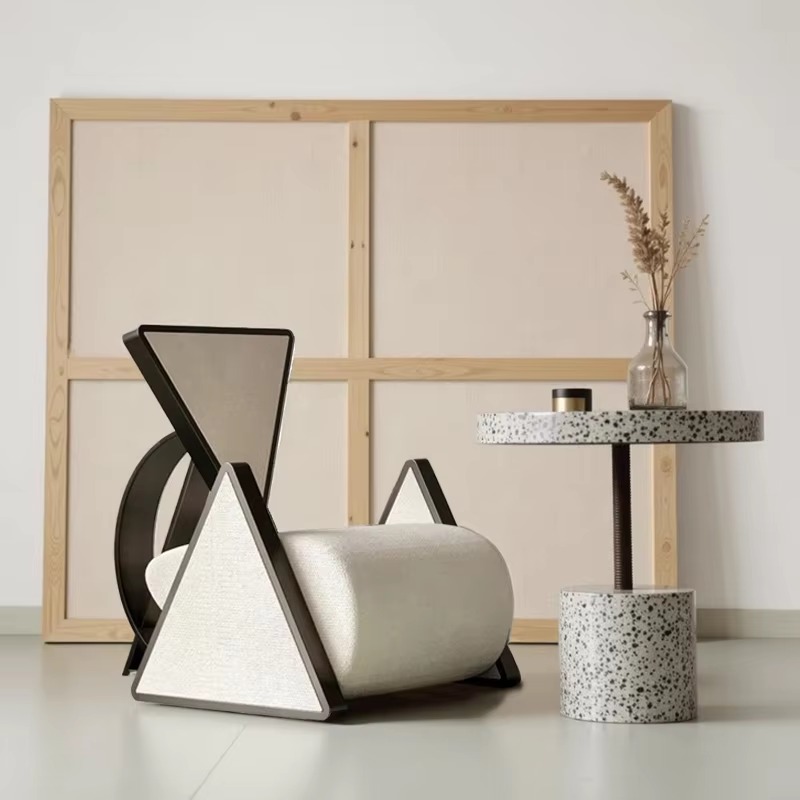 Modern metal triangular lounge - Used Furniture Hardware 评论和价格