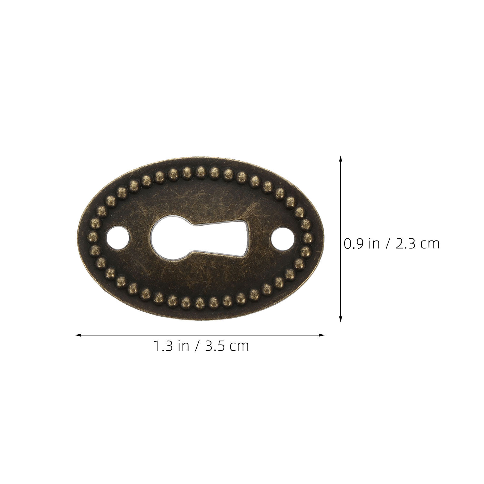 16Pcs Vintage Zinc Alloy Oval  - Furniture Hardware Decorative 评论和价格