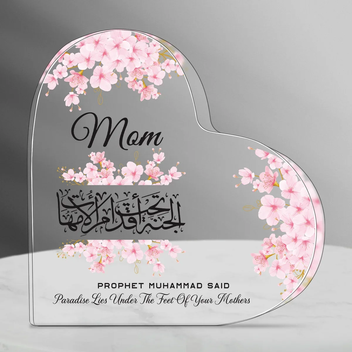 Heart Acrylic Desk Plaque Mom  - Furniture Paradise & Hardware Ghaziabad By Owner 评论和价格