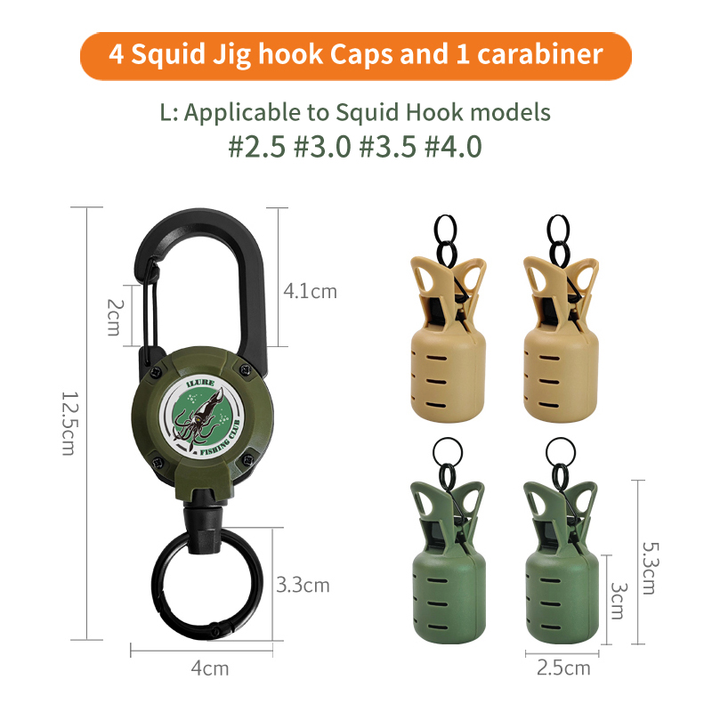 4pcs Telescopic Squid Jig Bait - Furniture Hardware Jig 评论和价格