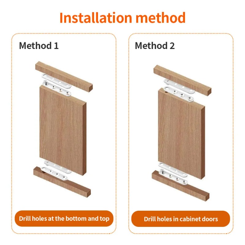 4/8/10 Pcs Rotating Hinges, Us - Used Furniture Hardware 评论和价格