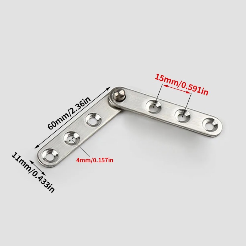 4/8/10 Pcs Rotating Hinges, Us - Used Furniture Hardware 评论和价格